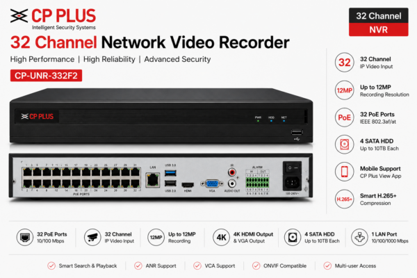 CP Plus 32 Channel Network Video Recorder (NVR) -