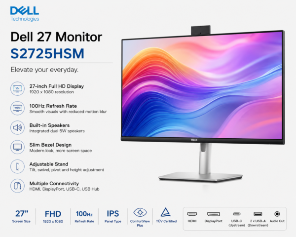Dell 27 Monitor S2725HSM