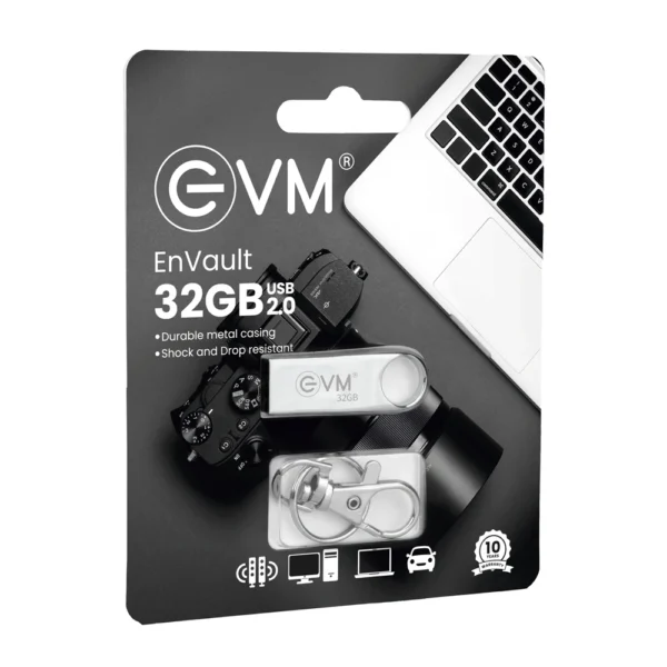 EVM Envault Pendrive 32GB USB 2.0 (METAL)
