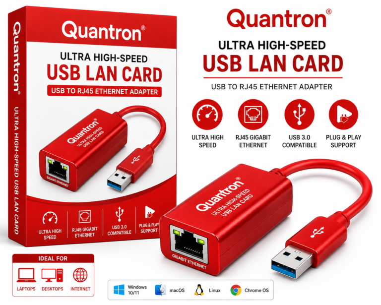 Quantron Ultra High-Speed USB LAN Card